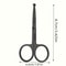 Safe Rounded Tip Precision Stainless Steel Scissors For Beard And Facial Hair Ideal For Men And Wom 2