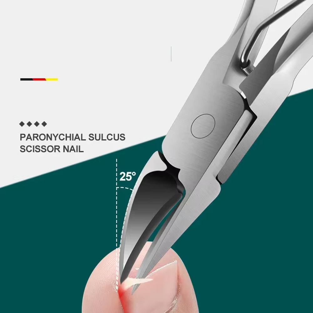 Toenail Ingrown Cuticle Nipper Pedicure Scissor Nail Pliers Tool Cuticle Cutter Dead Skin Remover M 4