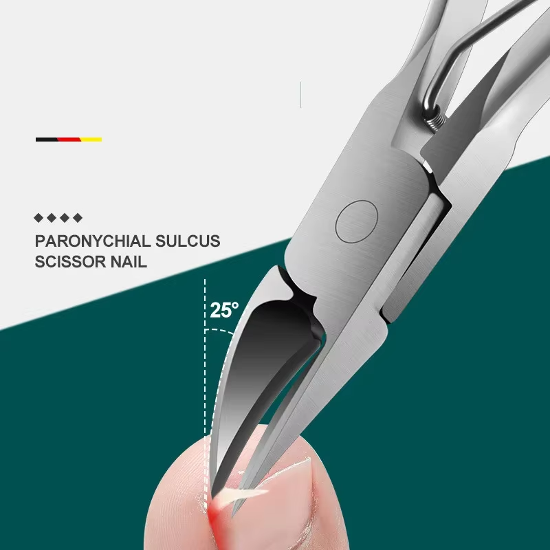 Toenail Ingrown Cuticle Nipper Pedicure Scissor Nail Pliers Tool Cuticle Cutter Dead Skin Remover M 4