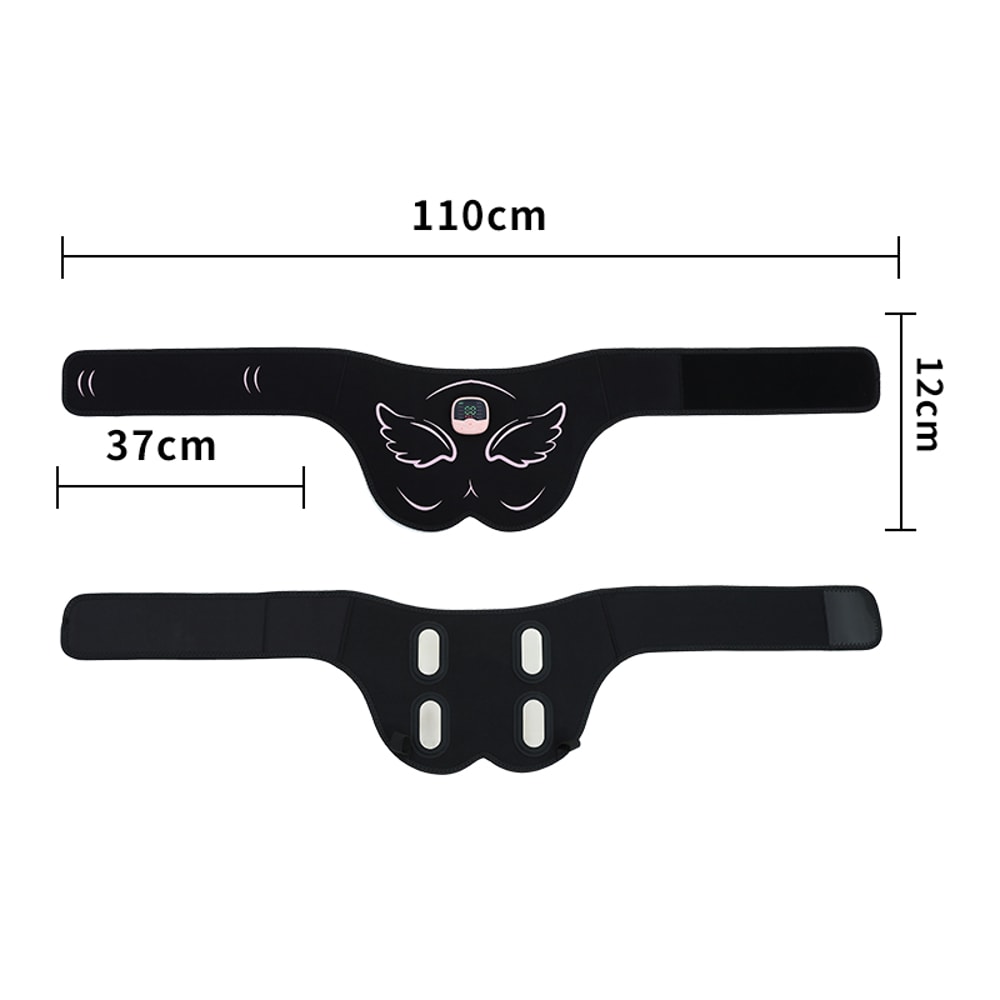 Buttock Muscle Stimulator Electric EMS Hip Trainer Fitness Massager Modes Levels Remote Control 5