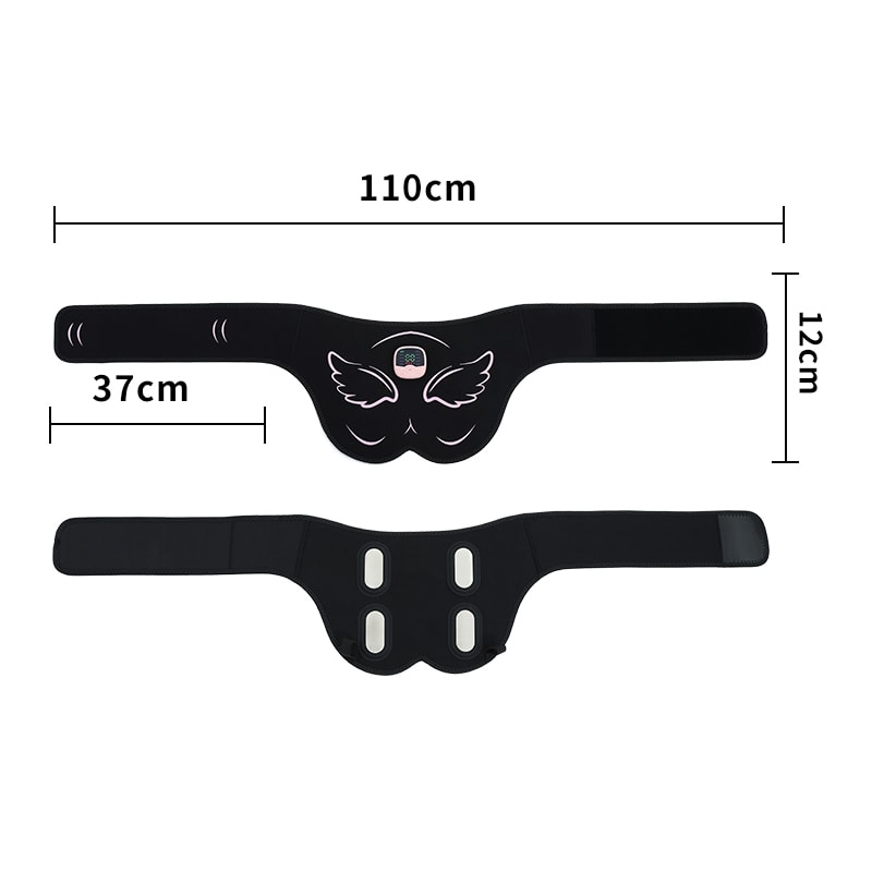 Buttock Muscle Stimulator Electric EMS Hip Trainer Fitness Massager Modes Levels Remote Control 5