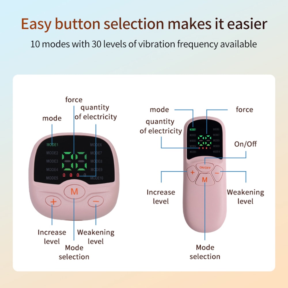 Buttock Muscle Stimulator Electric EMS Hip Trainer Fitness Massager Modes Levels Remote Control 2