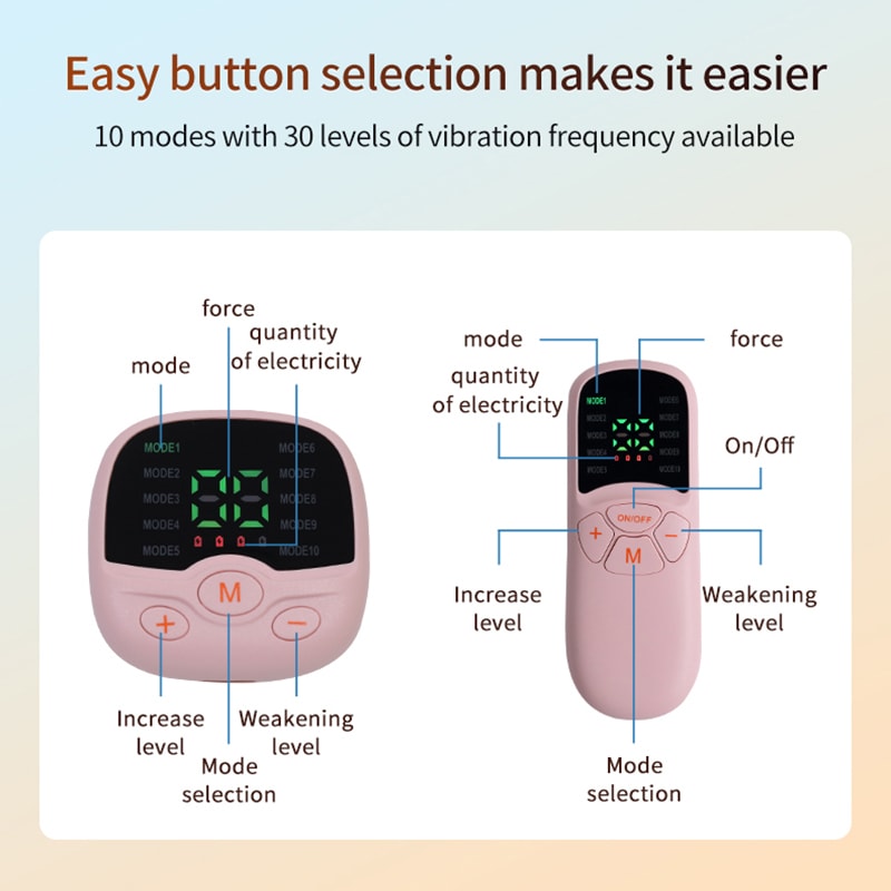 Buttock Muscle Stimulator Electric EMS Hip Trainer Fitness Massager Modes Levels Remote Control 2