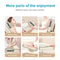 Electric Shoulder Foot Massage Pillow Back Neck Massager Infrared Heating Deep Tissue Kneading For 2