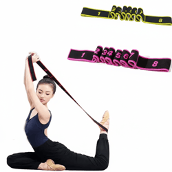 fitness resistance band yoga elastic stretch belt, exercise pull strap for pilates dance gymnastics body building