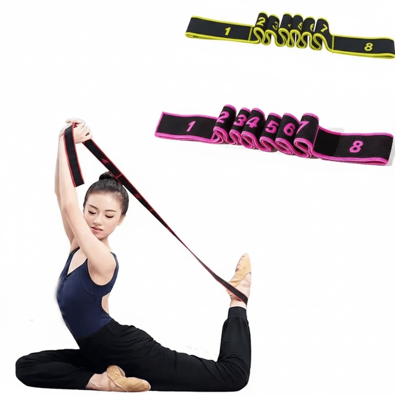 Fitness Resistance Band Yoga Elastic Stretch Belt Exercise Pull Strap For Pilates Dance Gymnastics 0