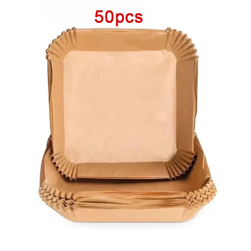 Thickened Silicone Paper Pads For Household Baking Pans Air Fryer Grease Absorbent 6