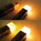 USB Rechargeable Brownstone Torch LED Night Lights Table Light For Game Room Decoration Kids Birthd 1
