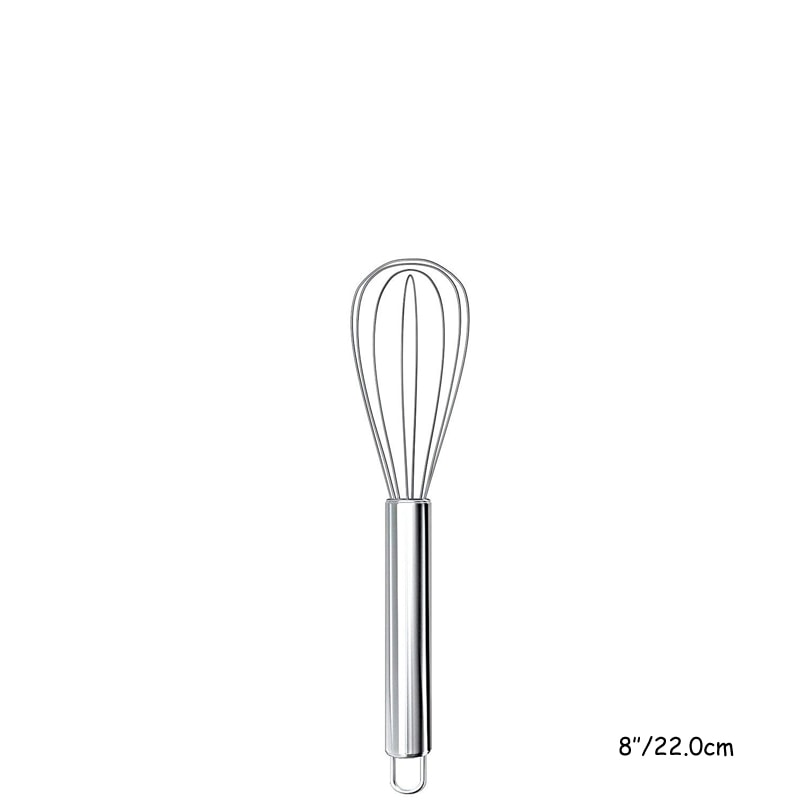 Egg Whisk Stainless Steel Balloon Whisk Kitchen Mixer Milk Egg Beater Mixing Tool 6