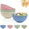 Lightweight Unbreakable Wheat Straw Cereal Bowls Set for Soup Salad Snack Noodle and Fruit