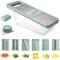 Vegetable Slicer with Interchangeable Blades Veggie Slicer Julienne Shredder for Effortless Cutting