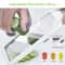 Adjustable Multi Handheld Mandoline Slicer Kitchen Veggie Chopper with Stainless Steel Blade Cheese Grater