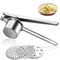 Manual Stainless Steel Potato Ricer With Discs And Fruit Juicer Lemon Squeezer Masher 0