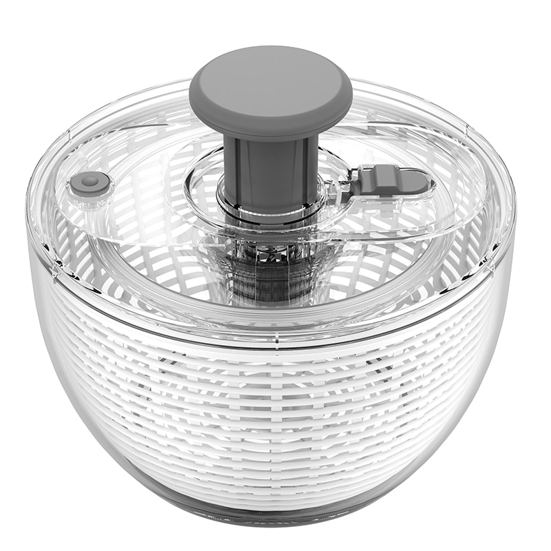 Large Lettuce Dryer QT Salad Spinner Easy Press OneHanded Vegetable Washer Mixer 6