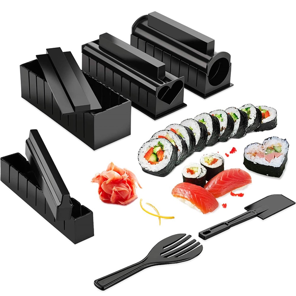 Sushi Maker Kit DIY Sushi Mold Press With Rice Roll Mold And Sushi Maker Press 0