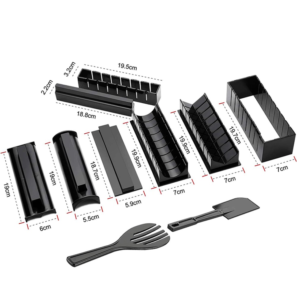 Sushi Maker Kit DIY Sushi Mold Press With Rice Roll Mold And Sushi Maker Press 4