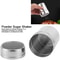 Stainless Steel Powder Sugar Shaker With Lid Mesh Duster For Baking Dredges Powder Shaker Cans And 3