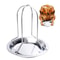 Beer Can Chicken Roaster Rack With Bowl Carbon Steel BBQ Grill Rack Stand Turkey Holder For Perfect 0