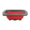 Collapsible Colander Strainer With Extendable Handles Over The Sink Vegetable Fruit Strainers 7
