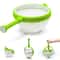 Salad Spinner Quart Large Capacity Colander Strainer And Collapsible Vegetable Washing Filter 0