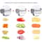 Stainless Steel Vegetable Slicer Adjustable Julienne Slicer For Potato Onion 4