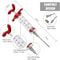 Meat Injector Syringe Kit With Marinade Needles For BBQ Turkey Grill Flavor Injector 3