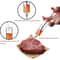 Meat Injector Syringe Kit With Marinade Needles For BBQ Turkey Grill Flavor Injector 4