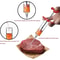 Meat Injector Syringe Kit With Marinade Needles For BBQ Turkey Grill Flavor Injector 4