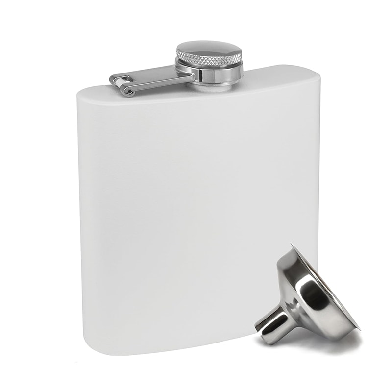 Leak Proof Hip Flask With Funnel Stainless Steel Drinking Flask For Liquor Whiskey Camping 4