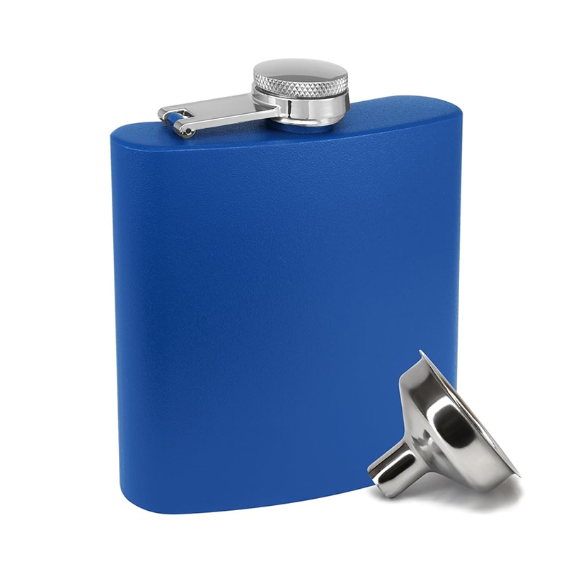 Leak Proof Hip Flask With Funnel Stainless Steel Drinking Flask For Liquor Whiskey Camping 5