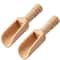 Mini Wooden Spoons Small Bath Salt Scoop Natural Beech Wood Spice Spoons For Sugar Scrubs Cereal 5