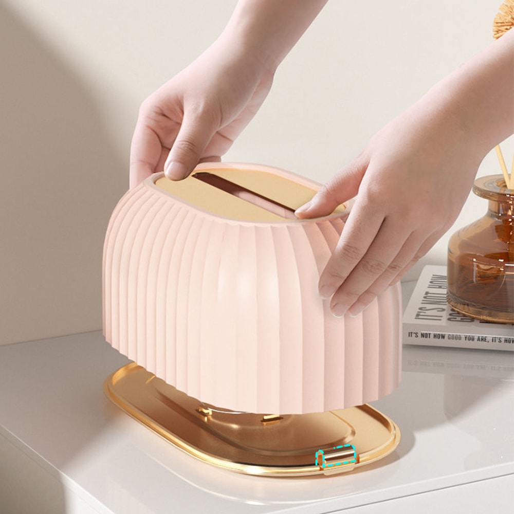 Light Luxury Style Drawerstyle Tissue Box Storage For Living Room Desktop Highaesthetic Home Use Ad 2
