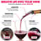 Wine Decanter With Aerator Wine Aerator Pourer Spout For Improved Flavor Attaches To Any Bottle 5