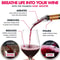 Wine Decanter With Aerator Wine Aerator Pourer Spout For Improved Flavor Attaches To Any Bottle 5
