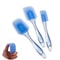 BPA Free Flexible Silicone Spatulas Set For Baking Cooking Mixing Scraping Heat Resistant 0