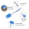 BPA Free Flexible Silicone Spatulas Set For Baking Cooking Mixing Scraping Heat Resistant 4