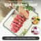 Non Toxic Large Stainless Steel Chopping Board with Double Sided Metal Cutting Board and Ceramic Sharpener for Kitchen