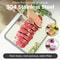Non Toxic Large Stainless Steel Chopping Board with Double Sided Metal Cutting Board and Ceramic Sharpener for Kitchen