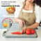 Non Toxic Large Stainless Steel Chopping Board with Double Sided Metal Cutting Board and Ceramic Sharpener for Kitchen