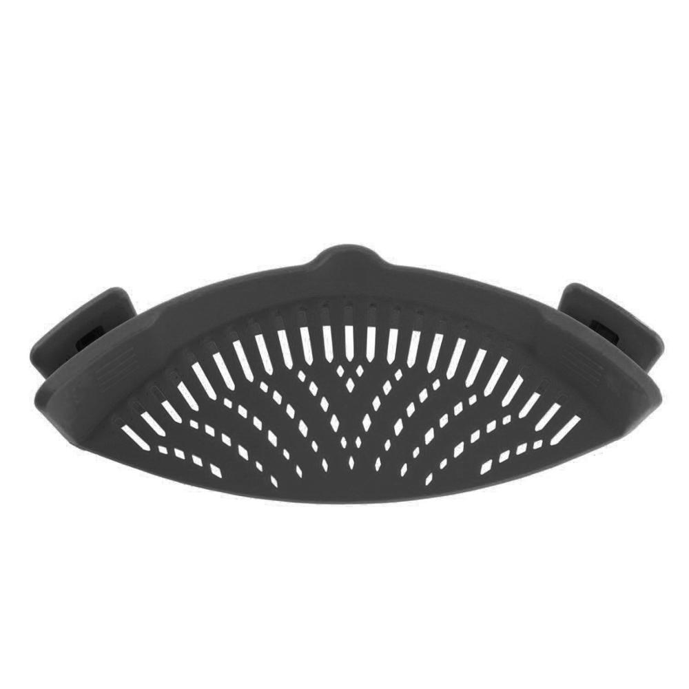 Silicone Clipon Pot Strainer Universal Antispill Pasta Colander Food Grade Rice Fruit Strainer For 7