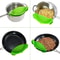 Silicone Clipon Pot Strainer Universal Antispill Pasta Colander Food Grade Rice Fruit Strainer For 4