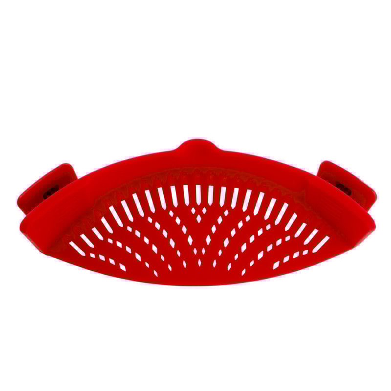 Silicone Clipon Pot Strainer Universal Antispill Pasta Colander Food Grade Rice Fruit Strainer For 8
