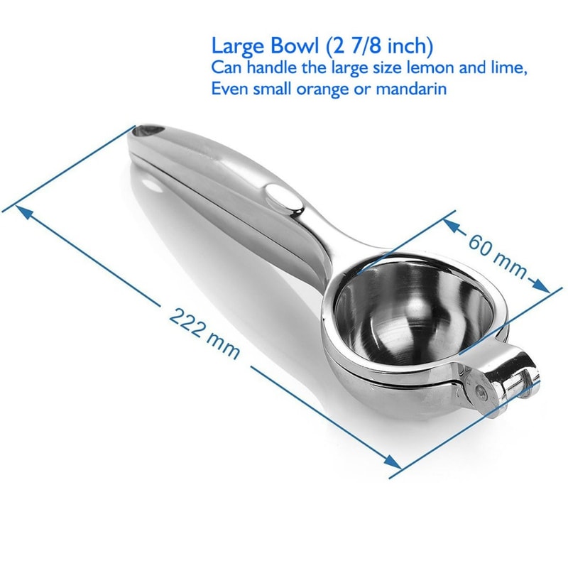 Lemon Citrus Juicer Stainless Steel Squeezer With Orange Crusher Zester 4