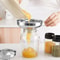 Wide Mouth Stainless Steel Funnel For Canning Jam Dressing Oil Wine Water Spices Filter For Jar Can 0