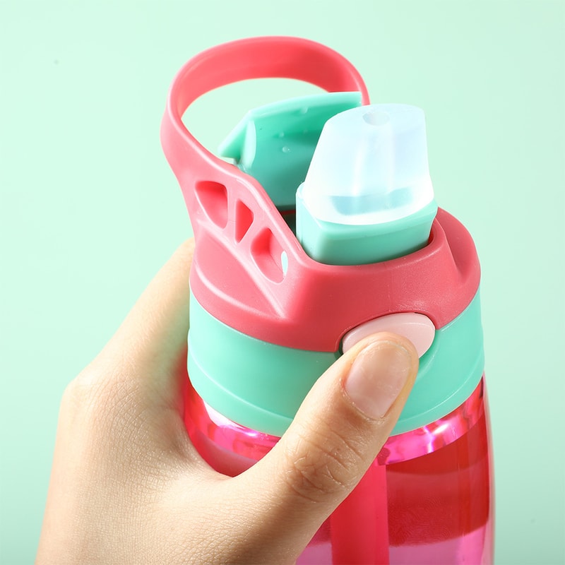 Kids Water Bottle with Straw, Portable Travel Bottle, Fitness Gym Sports Water Bottle, Summer Juice Cold Drink Bot