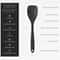 Heat Resistant Food Grade Silicone Spoon Flexible Nonstick Cooking Spatula Scraper Stirring Mixing 5