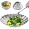 Stainless Steel Folding Dish Steamer Basket Fruit Vegetable Cooker Meat Steaming Tray Kitchen Tools 0