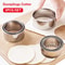 Stainless Steel Dumplings Molds Round Cookie Biscuit Cutters Circle Pastry Ring Molds 0