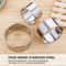 Stainless Steel Dumplings Molds Round Cookie Biscuit Cutters Circle Pastry Ring Molds 2