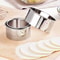 Stainless Steel Dumplings Molds Round Cookie Biscuit Cutters Circle Pastry Ring Molds 1
